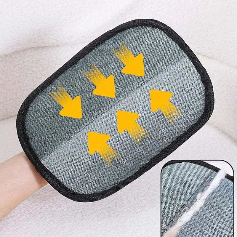 ROSEBELLER Reusable Pet Hair Remover Portable Washable Clothes Hair Dehairing Gloves Pet Cleaning Products Pet Accessories