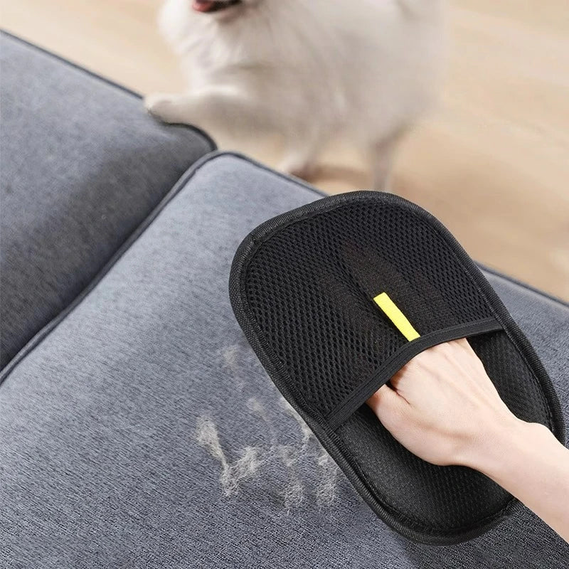 ROSEBELLER Reusable Pet Hair Remover Portable Washable Clothes Hair Dehairing Gloves Pet Cleaning Products Pet Accessories